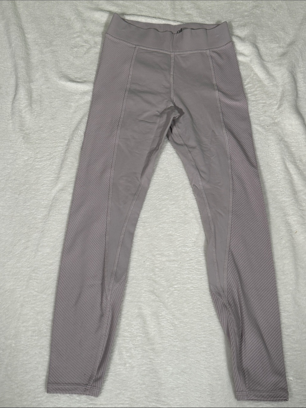 ALO Yoga Dusty Purple High-Rise Seam Leggings